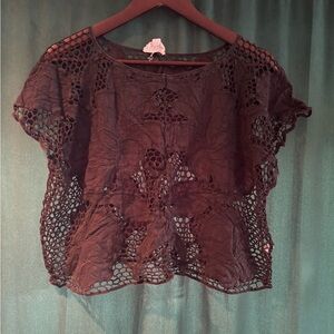 Vintage Crochet Crop Top